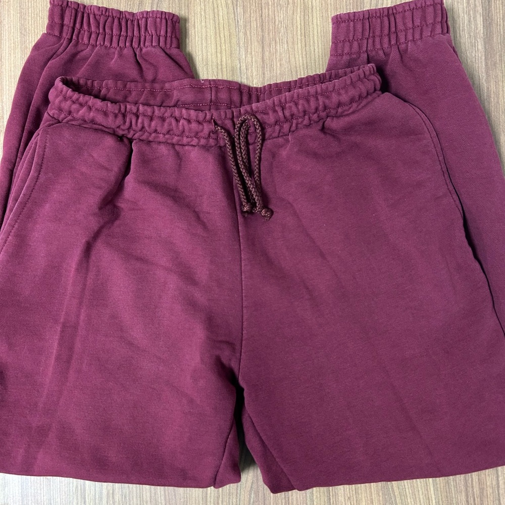 Burgundy Sweatpants